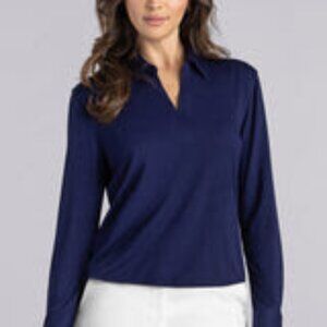 NWT Buttercloth | Deep Blue | Icy Bamboo | Pre-Tucked | Collared Shirt